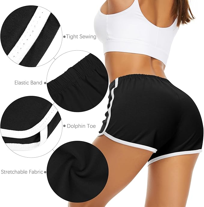 Radial | Black Booty Shorts