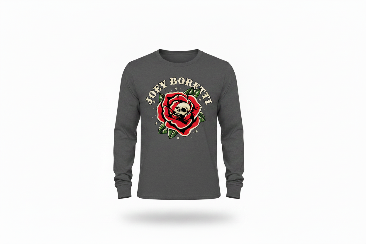 Joey Boretti Long Sleeve Gray Redo