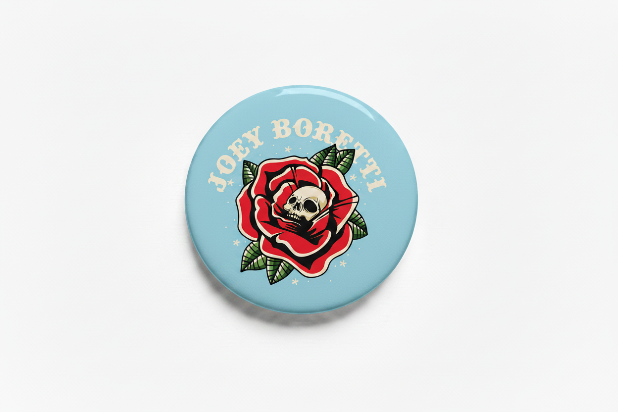 Baby Blue Button