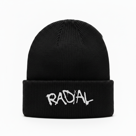 Black Beanie Even Larger Logo