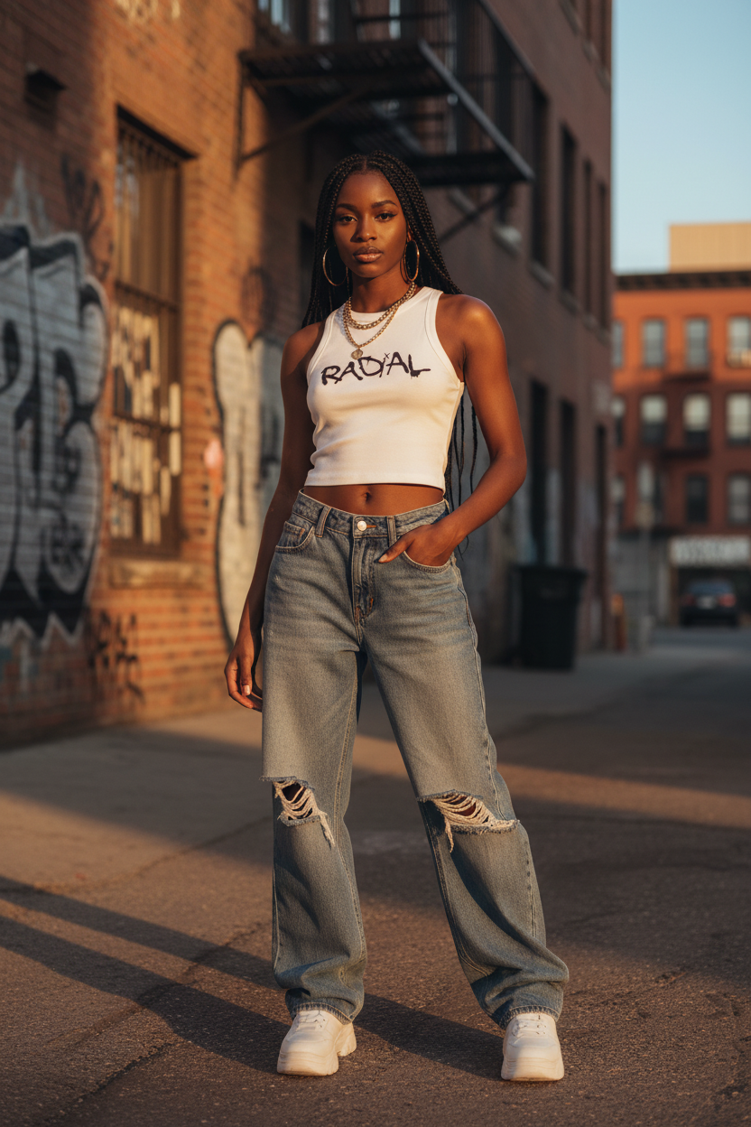 Black Woman - Streetwear