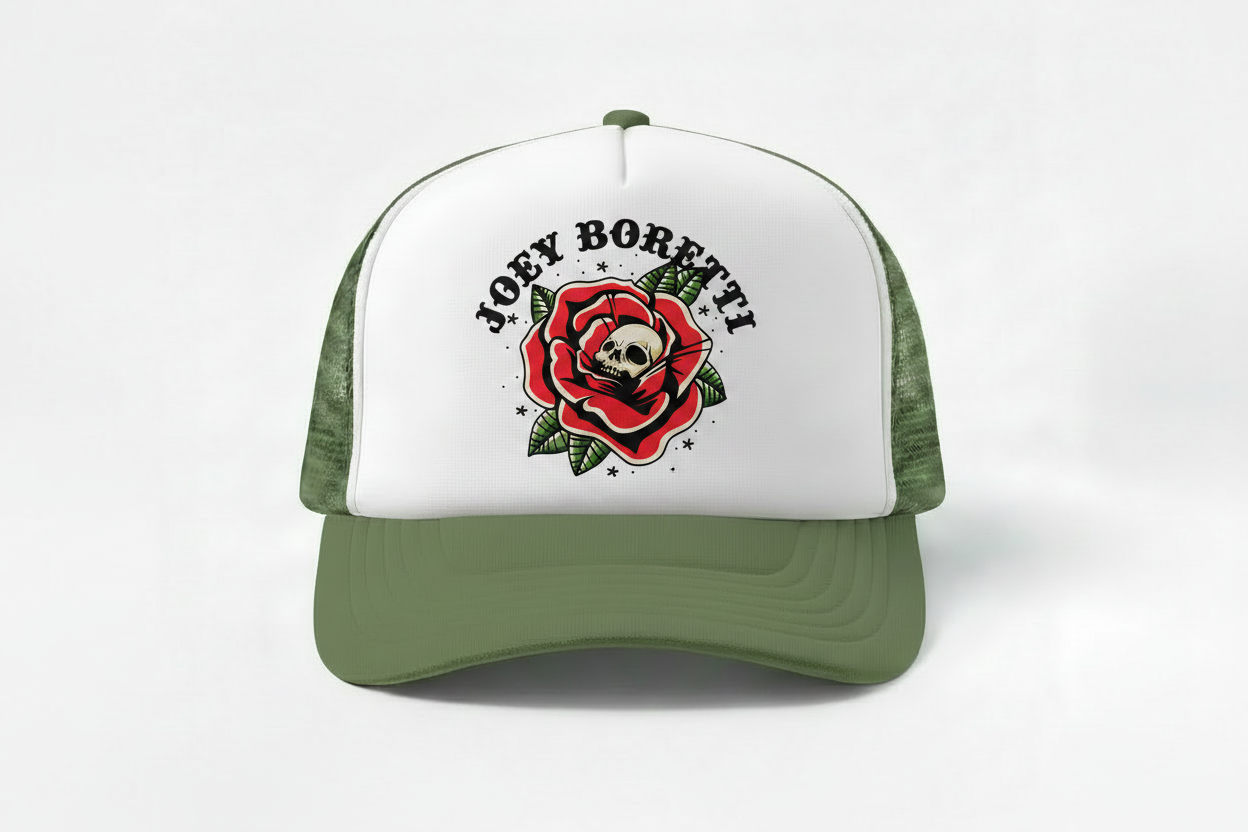 Boretti Hat Olive White