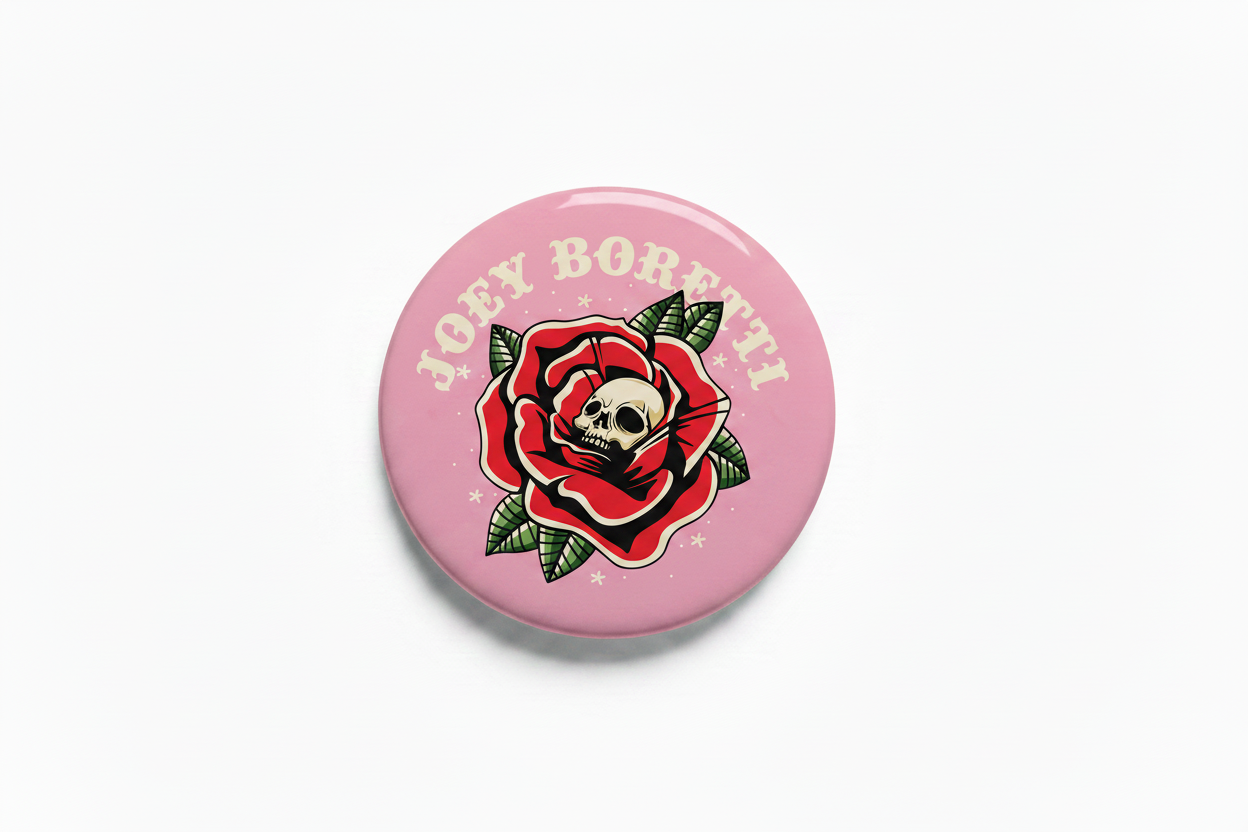 Bubblegum Pink Button