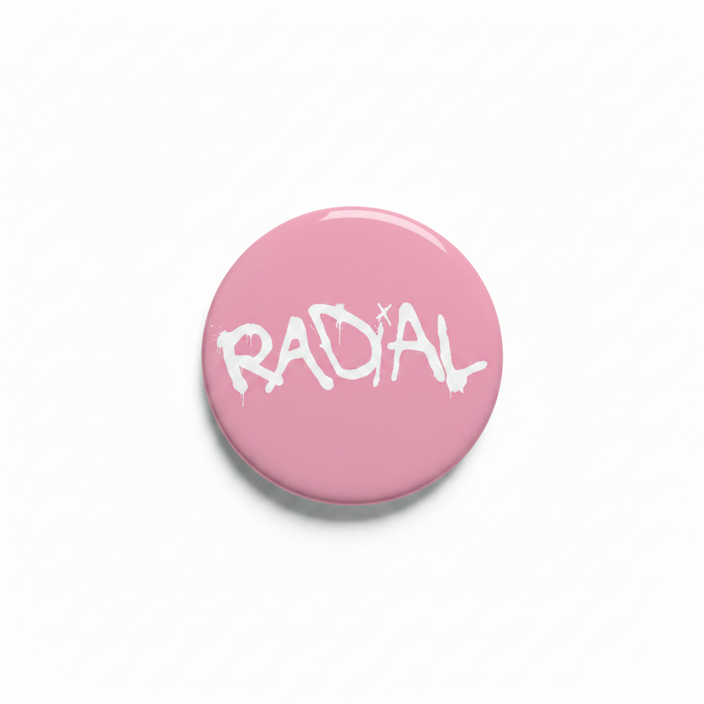 Bubblegum Pink Button