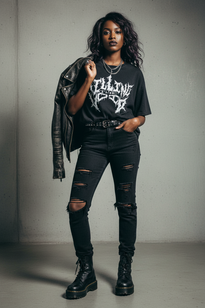 Grunge - Black KTV Tee