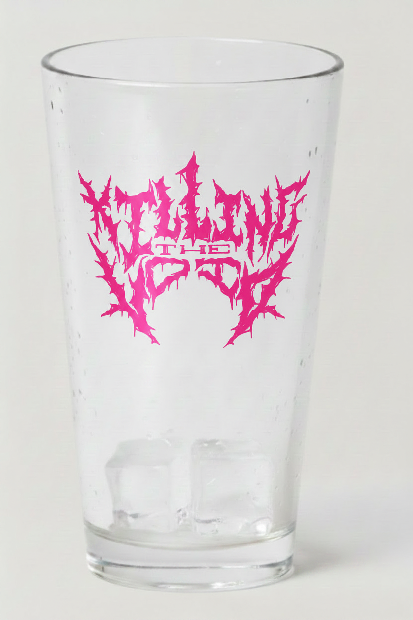 Hot Pink KTV Pint Glass
