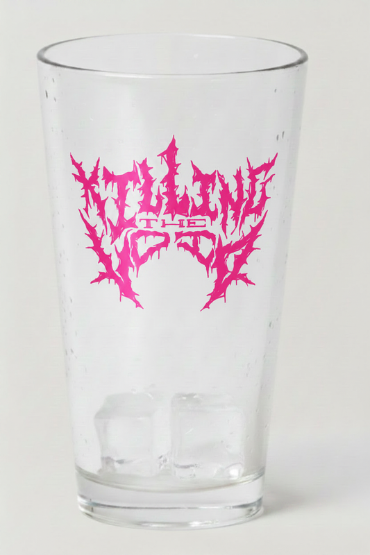 Hot Pink KTV Pint Glass