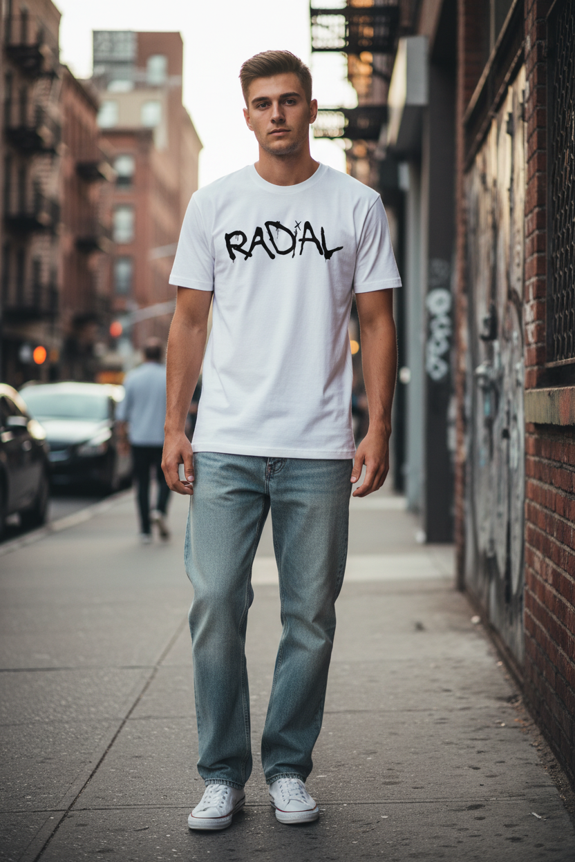 Radial T-shirt - Male Model