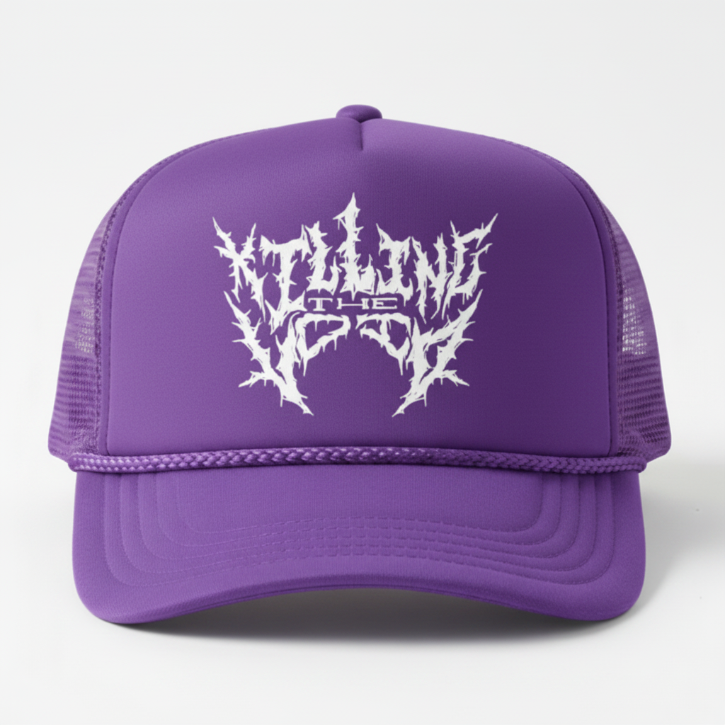 Killing The Void Purple Trucker Hat