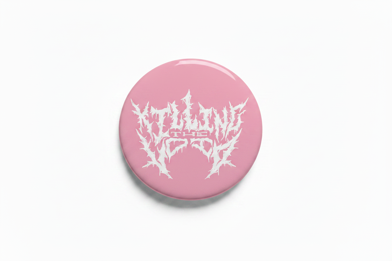 KTV Bubblegum Pink Button