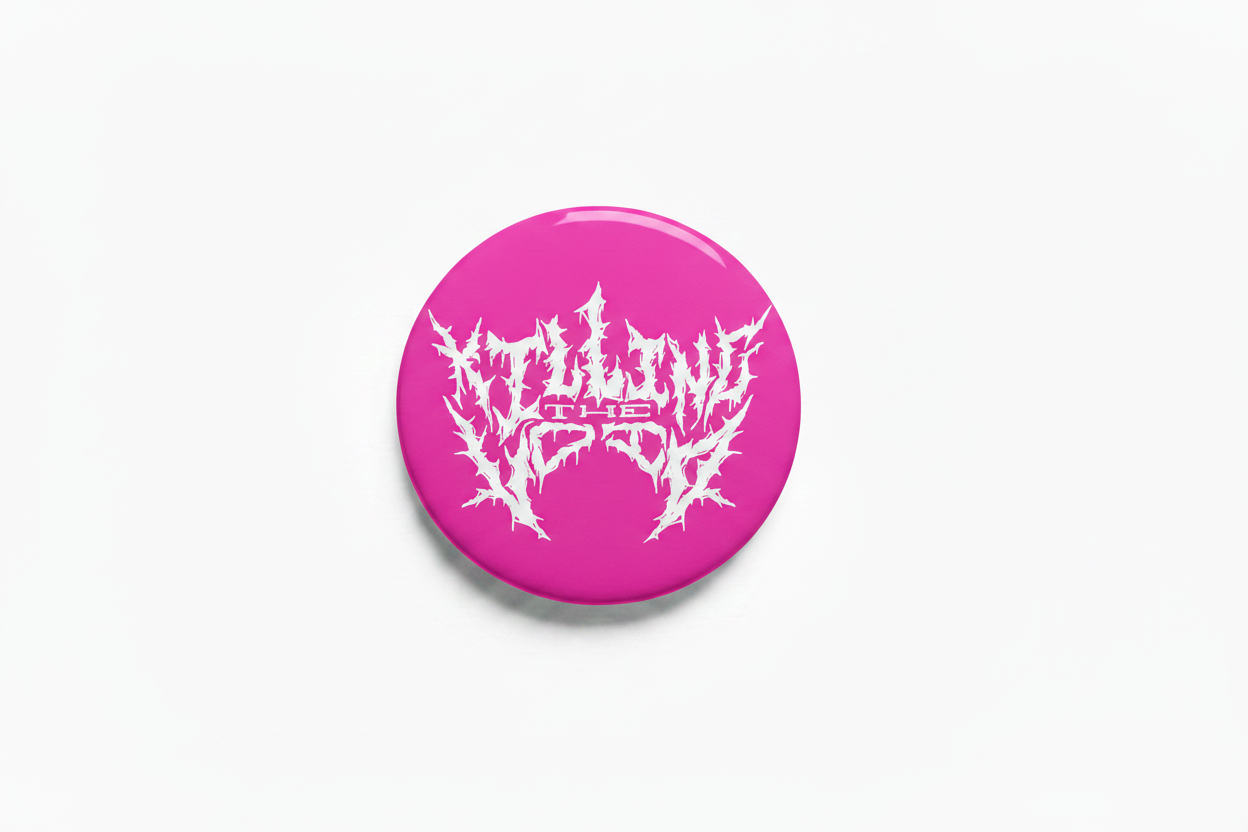 KTV Hot Pink Button
