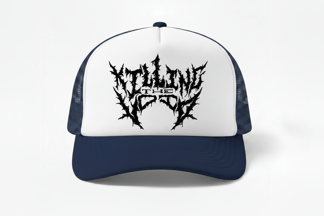 KTV Navy White Trucker Hat