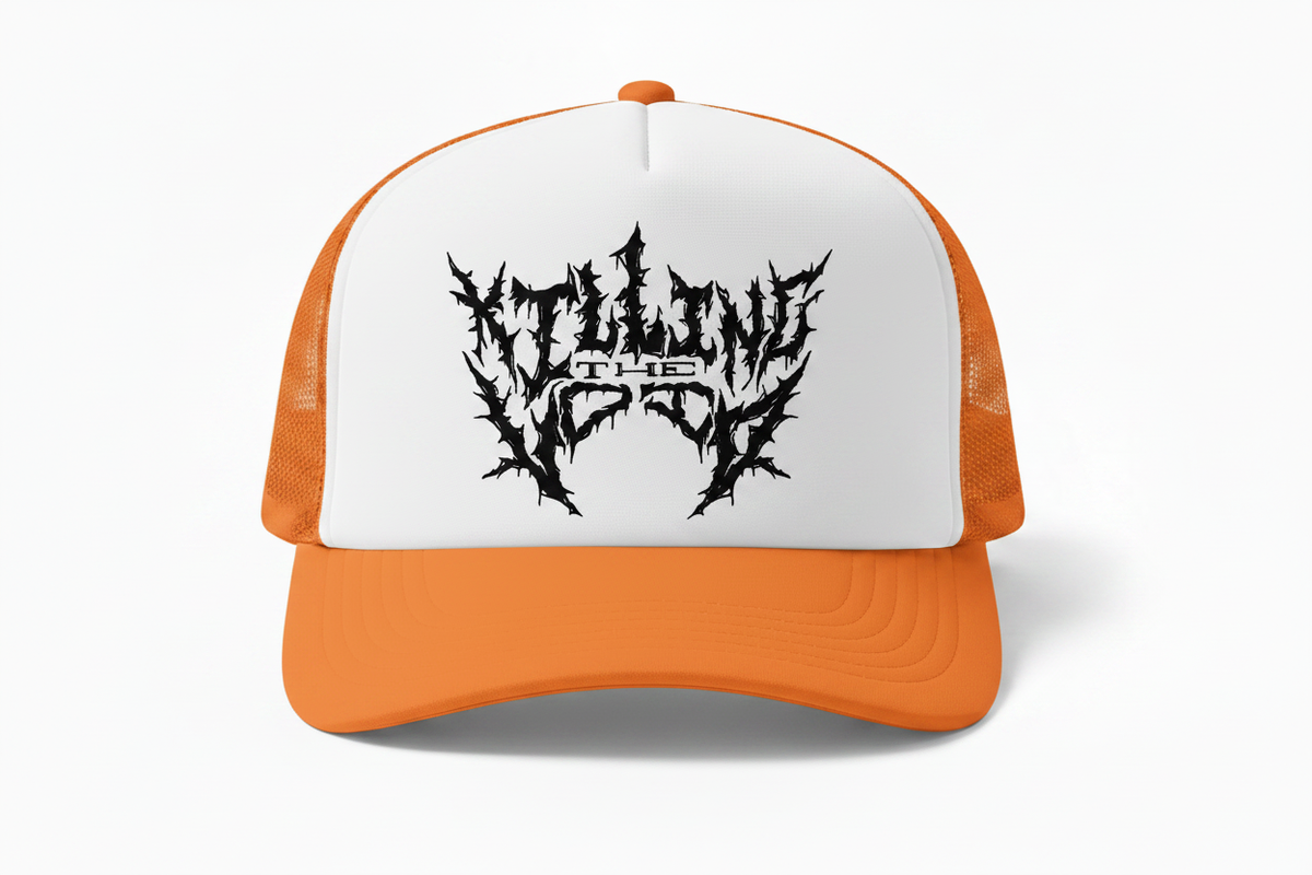 KTV Orange White Trucker Hat