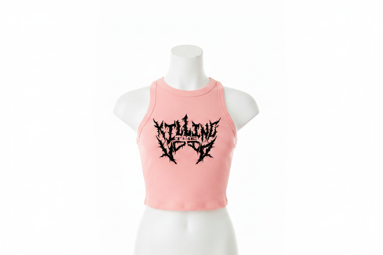 KTV Pink Crop Tank