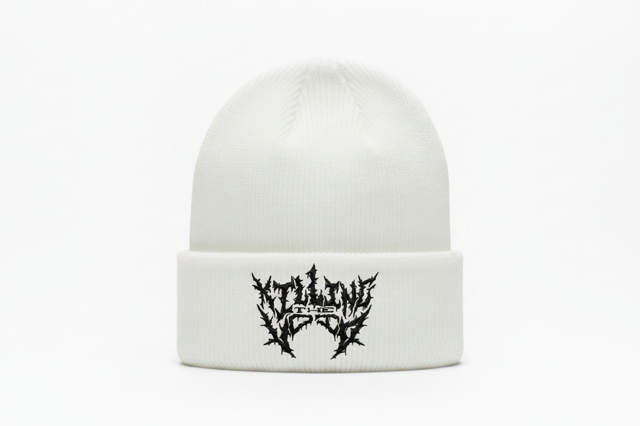KTV White Beanie
