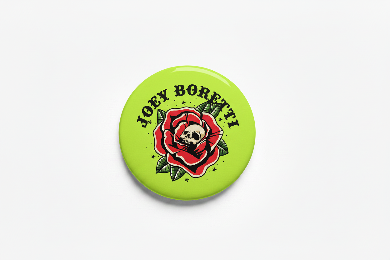 Lime Green Button