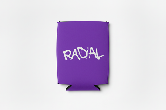 Radial #8F00FF Koozie Flat