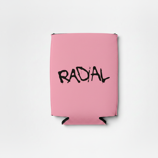 Radial Bubblegum Pink Koozie