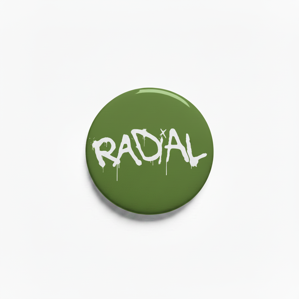 Radial Button - Army Green