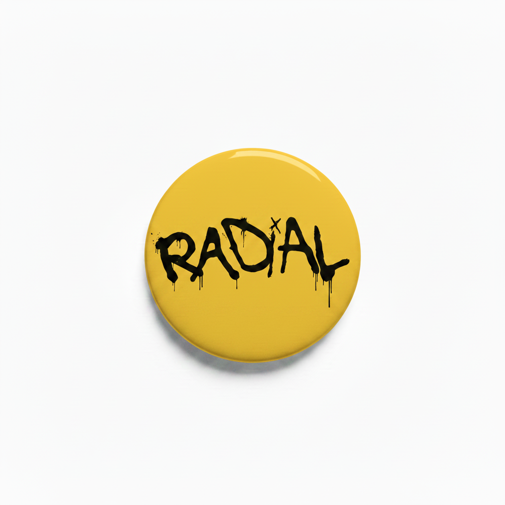 Radial Button - Marigold/Dandelion