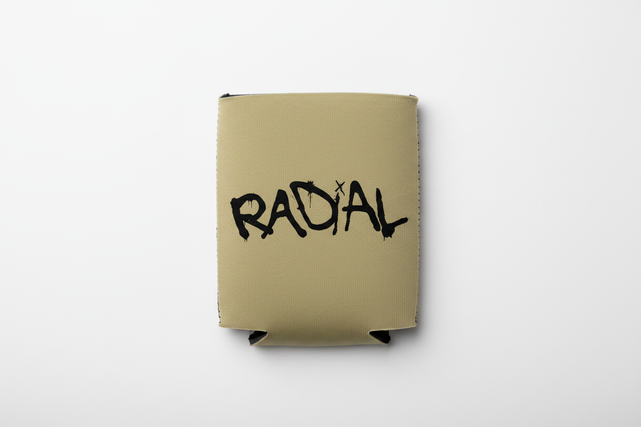 Radial Tan Koozie Flat