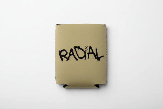 Radial Tan Koozie Flat