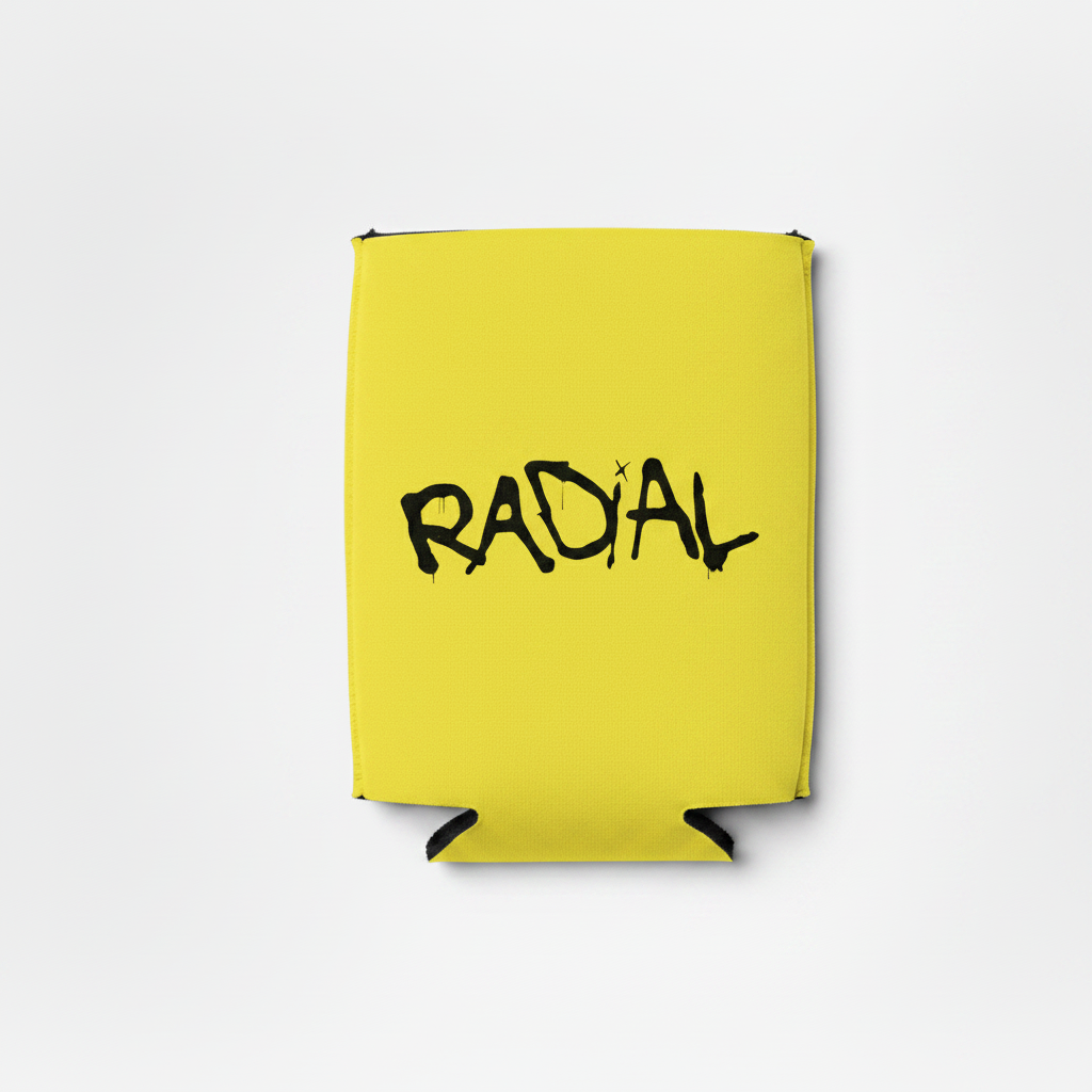Radial Yellow Koozie