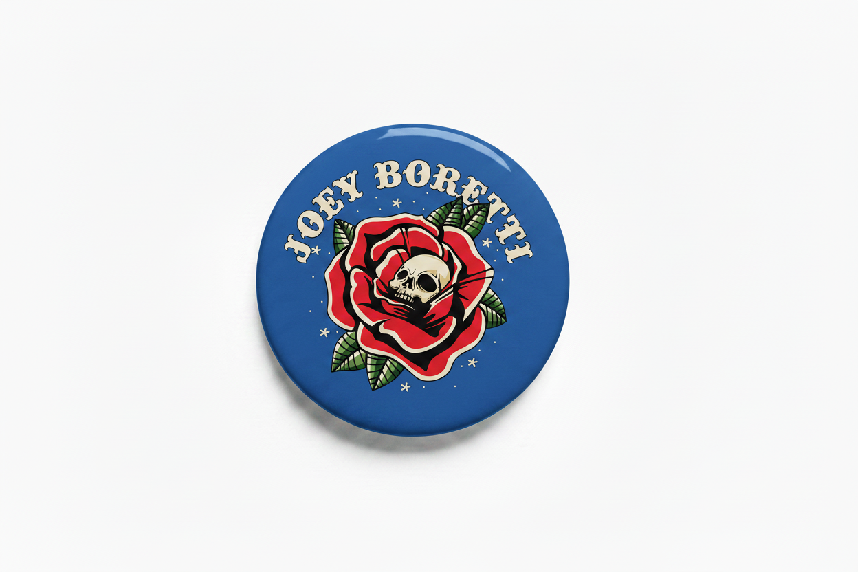 Royal Blue Button