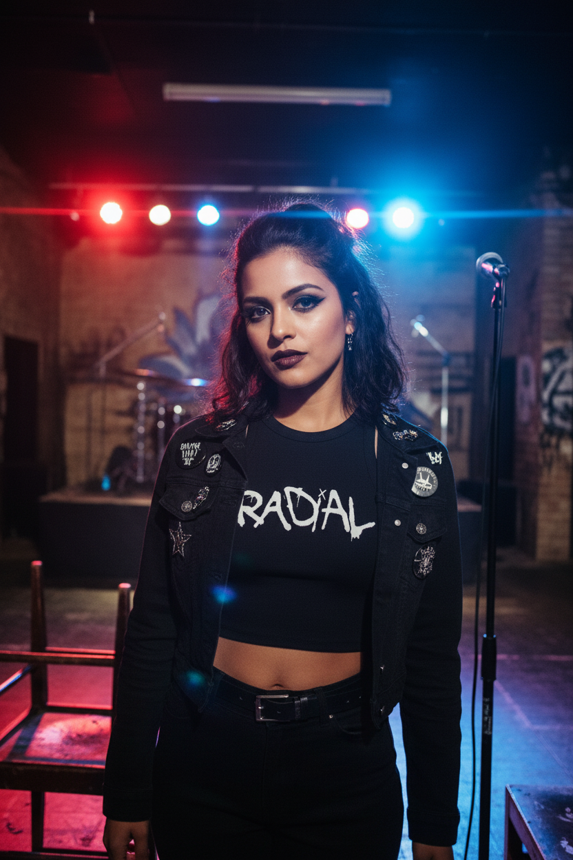 South Asian Woman - Alt Rock