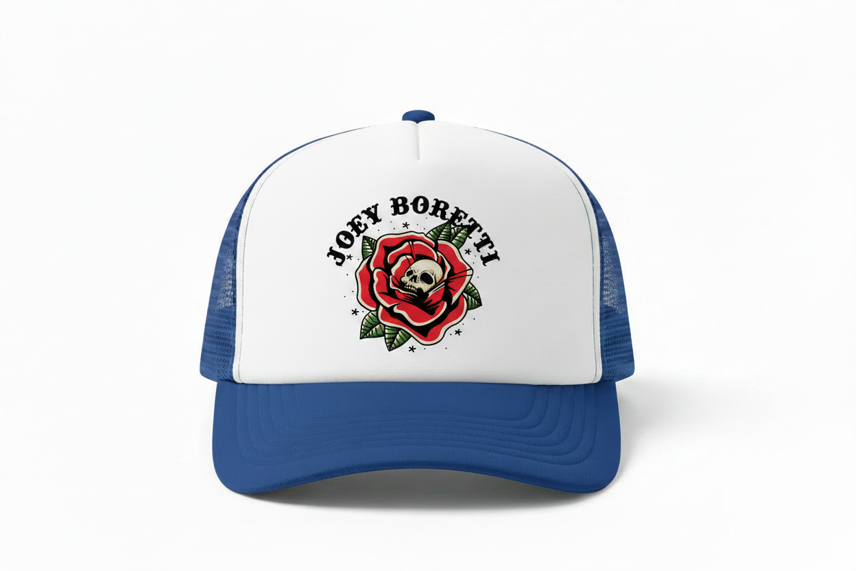 Trucker Hat Royal Blue White